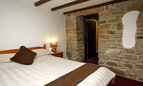 Comfortable double room with ensuite shower room with power shower.